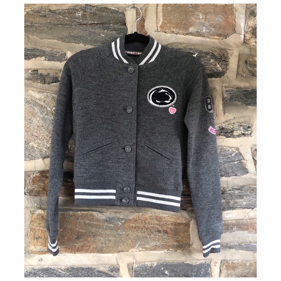 PINK Penn State Varsity Jacket - Picture 1 of 7